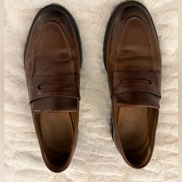 Men\'s Brown Leather Loafers from Frye